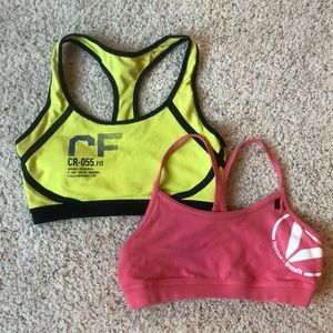 2 XS Crossfit sports bras